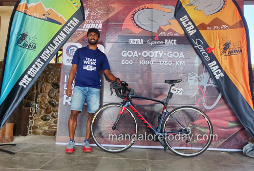 Cyclist Dhanraj Karkera
